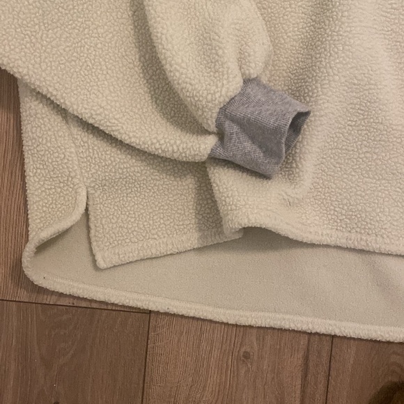 Free People - Cream Cowl Neck Pullover - Picture 3 of 5